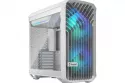 Fractal Design Compact RGB Clear Tint Midi Tower Cristal Templado USB 3.2 Blanco