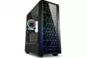 Sharkoon RGB LIT 100 Cristal Templado USB 3.0 Negra