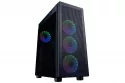 Hiditec H1 Air ARGB Midi Tower Cristal Templado USB 2.0 Negra