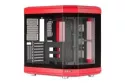 Mars Gaming MC-3T Semitorre ATX Triple Cristal Templado 3x Slots PCI Verticales USB-C 3.0 Roja