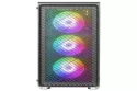 Mars Gaming MC-F ARGB Semi Tower Cristal Templado USB 3.2 Negra