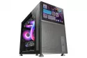 Mars Gaming Mc-lcd Torre Custom Micro-atx Pantalla Lcd Ips 8" Cristal Templado Panel Modular Negro