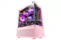 Mars Gaming MC-SE Torre Micro-ATX Cristal Templado USB 3.0 Rosa