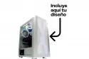 Tempest Umbra RGB Torre ATX Blanca + Frontal Personalizable