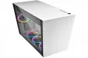 Sharkoon Pure Steel RGB Cristal Templado USB 3.1 Blanca