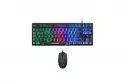 Combo Gaming Mars Teclado RGB + Ratón MCPTKL 3200 DPI Negros