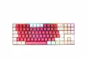 Teclado GAMIAC TKL90G, Kailh Blue, Blanco/Rojo - Mecánico (ES)