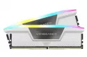 Corsair Vengeance RGB 32GB (2x16GB) DDR5 6000MHz CL30 Dual Profile Blanca - Memoria RAM