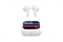 Cool Ambient Auriculares Inalámbricos Stereo Bluetooth ANC con pantalla LCD Blancos