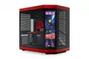 Hyte Y70 Touch Infinite Mid Tower EATX con Pantalla Doble Cristal Templado USB-C Roja