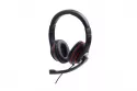 Gembird Auriculares Estéreo con Micrófono Negro/Rojo