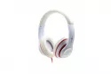 Gembird Los Angeles Auriculares Blanco/Rojo