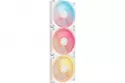 Corsair iCUE LINK LX120-R RGB Pack Triple Ventilador Suplementario PWM 120mm Blanco