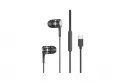 Celly Earphone Auriculares con Micrófono USB-C Negros