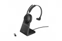 Jabra Evolve2 65 MS Auricular Mono Bluetooth Negro + Soporte de Carga