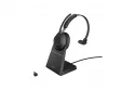Jabra Evolve2 65 MS Teams Mono Auricular Bluetooth con Soporte de Carga USB-C Negro