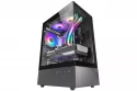 Mars Gaming Mc-xo Semitorre Atx Doble Cristal Templado Ventilador Frgb 120mm Doble Cámara Negro