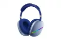 Kinsi AKZ-MAX10 Auriculares Inalámbricos Subwoofer de Luz RGB Azules