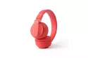 Kinsi Bobo-1 Auriculares Infantiles con Cable/Inalámbrico con Ranura para Insertar Tarjeta TF Rojos