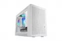Mars Gaming Mc-xps Minitorre Microatx Cristal Templado Ventilador Frgb Trasero120mm Usb-c Blanco