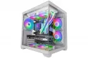 Mars Gaming Mc-view2 Caja Pc Microatx Doble Cristal Templado Ventilador Frgb 120mm Blanco