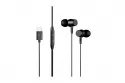 Ksix Auriculares con Cable, USB-C 120cm Negros