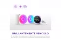 NZXT Kraken Elite 240 RGB Kit Refrigeración Líquida con Pantalla IPS 240mm Blanco