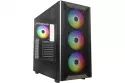 Caja ATX Montech XR RGB Vidrio Templado Negro/Madera