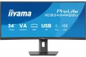 iiyama ProLite XCB3494WQSU-B1 34" LED VA UltraWide QHD 120Hz Altura Ajustable FreeSync Premium Curva