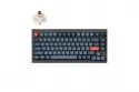 Teclado para Mac y Windows Keychron V1 Max Knob ISO-ES RGB Hot-Swappable Switch Brown