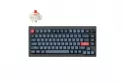 Teclado para Mac y Windows Keychron V1 Max Knob ISO-ES RGB Hot-Swappable Switch Red