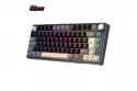 Teclado para Mac y Windows Royal Kludge R75 ISO-ES RGB Hot-Swappable Switch Silver Phantom