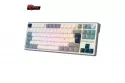 Teclado para Mac y Windows Royal Kludge R87Pro ISO-ES RGB Hot-Swappable Switch Brown Half Grey