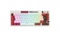 Teclado para Mac y Windows Royal Kludge RKM65 ISO-ES RGB Hot-Swappable Switch Beige Wireless Famicom