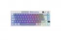 Teclado para Mac y Windows Royal Kludge RKM65 ISO-ES RGB Hot-Swappable Switch Cream Wireless Ocean Blue