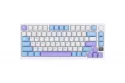 Teclado para Mac y Windows Royal Kludge RKM75 ISO-ES Hot-Swappable Switch Brown Wireless Taro Milk