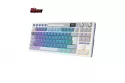 Teclado para Mac y Windows Royal Kludge RKM87 ISO-ES RGB Hot-Swappable Switch Blue Wireless Ocean Blue