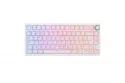 Teclado para Mac y Windows Royal Kludge RKR75 ISO-ES Hot-Swappable Switch Silver Speed White Edition