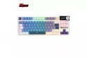 Teclado para Mac y Windows Royal Kludge RKS85 ISO-ES RGB Hot-Swappable Switch Beige Wireless Horizon Blue