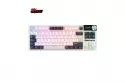 Teclado para Mac y Windows Royal Kludge RKS85 ISO-ES RGB Hot-Swappable Switch Cloud Wireless White Night