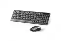 Teclado de membrana inalámbrico Vention KTD Layout ES combo con ratón 2.4GHz negro