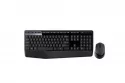 Teclado inalámbrico Logitech MK345 QWERTY español reposamuñecas ratón incluido Negro