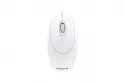 Ratón CHERRY con cable 1000 DPI rueda de desplazamiento ambidiestro blanco y gris