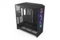 Torre PC Torre NZXT H9 Flow RGB Ventana Lateral Vidrio Templado ATX/EATX Iluminaci&oacute;n Negra