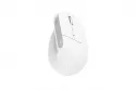 Ratón Trust inalámbrico Bayo+ 2400 DPI multidispositivo vertical recargable blanco