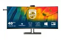Monitor Curvo Philips Série 6000 40" 40B1U6903CH IPS 5K2K 75Hz USB-C (PD90W) KVM C/Webcam