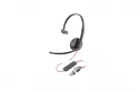 Auriculares Poly con cable USB diadema monoaural micrófono flexible para oficina