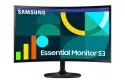 Monitor Samsung 24″ 1080p 100Hz VA Curvo Protección Ocular Modo Juego Negro