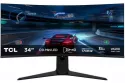 Monitor TCL 34R83Q 34" Ultra WQHD 170Hz Mini-LED QLED Curvo VA KVM USB-C 90W FreeSync G-Sync