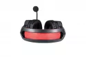 Auriculares Savio con cable Jack 3.5mm + USB y micrófono, LED rojo Gaming